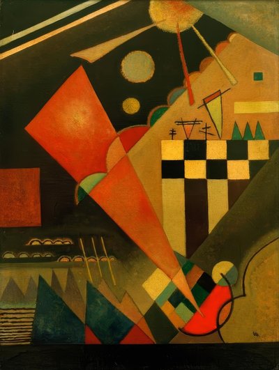 Scherp rustig roze door Wassily Kandinsky